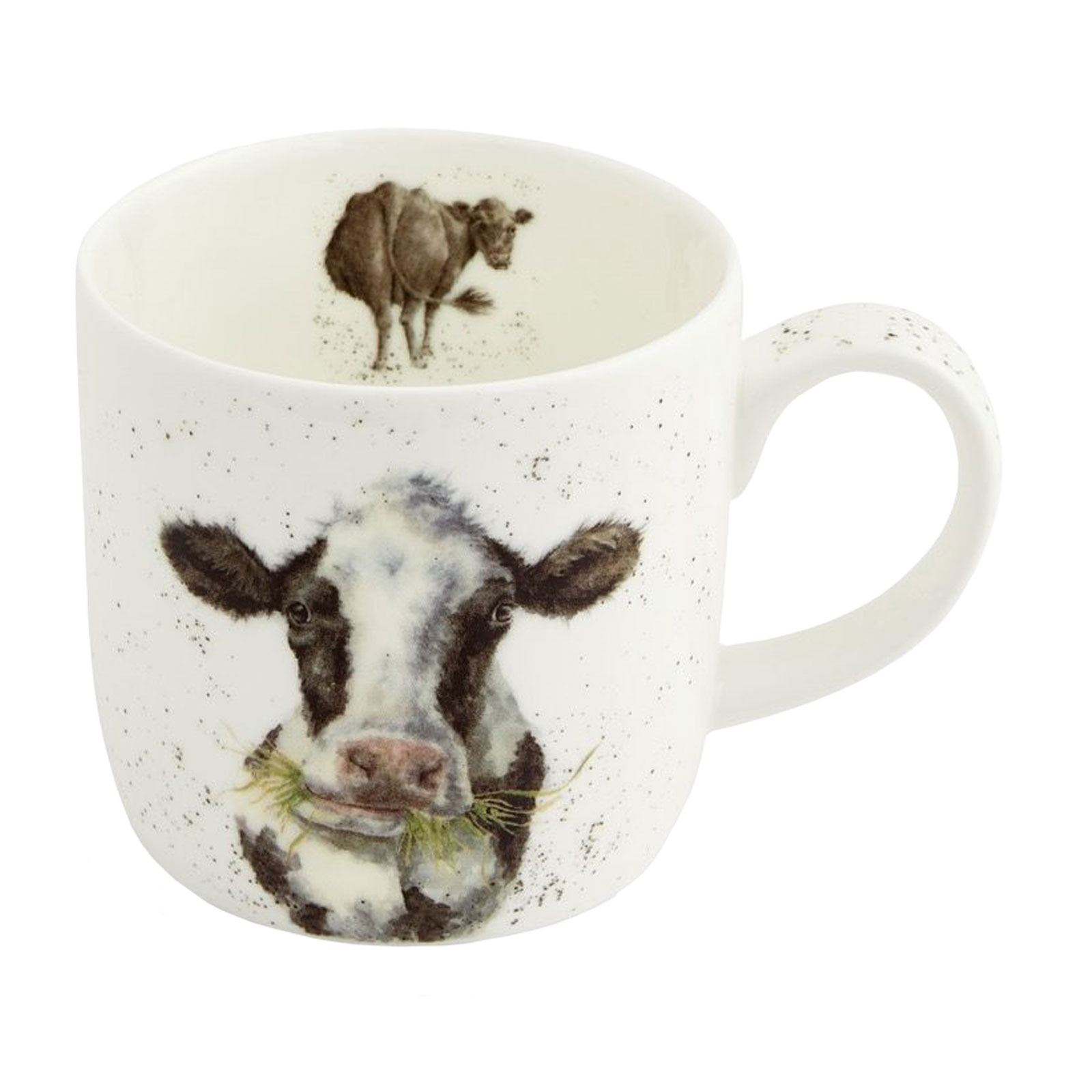 Royal Worcester Wrendale Designs Becher Mooo (Cow) / Kuh 0,31ltr.