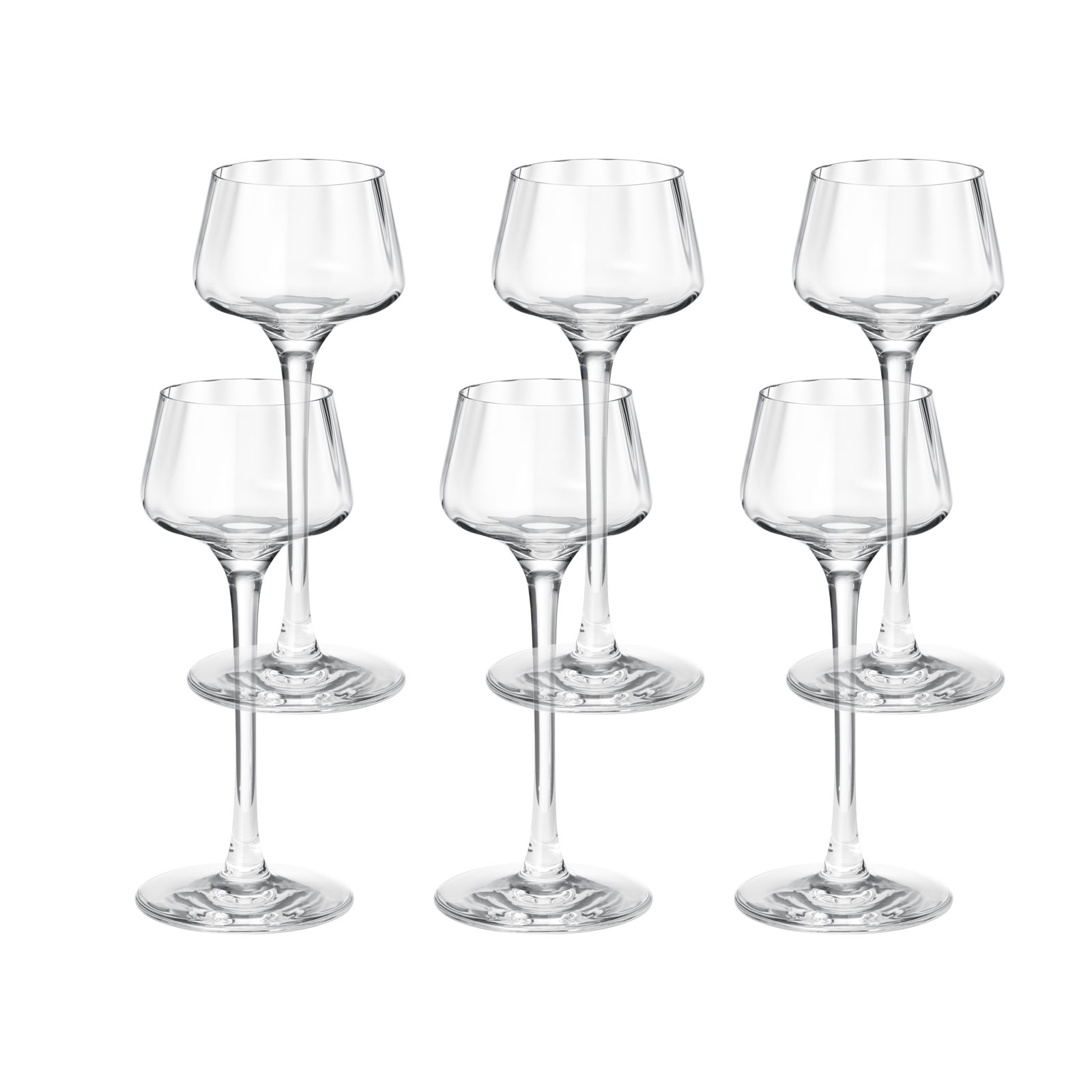 Georg Jensen Bernadotte Likörgläser 0,04ltr. 6er Set