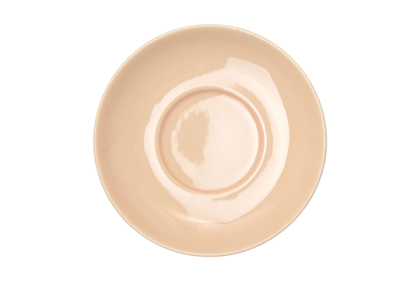 Dibbern Solid Color peach Cappuccino-Untertasse