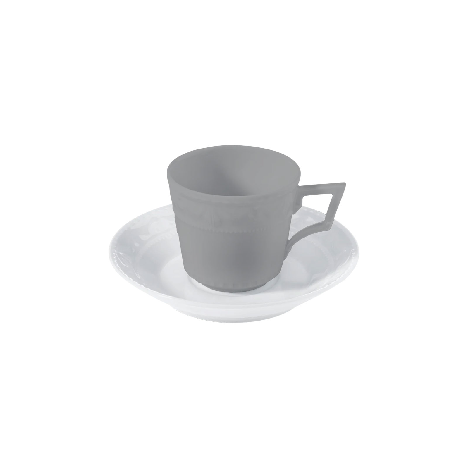 KPM -  Berlin Kurland weiß Espresso-Untertasse klein 11,3cm