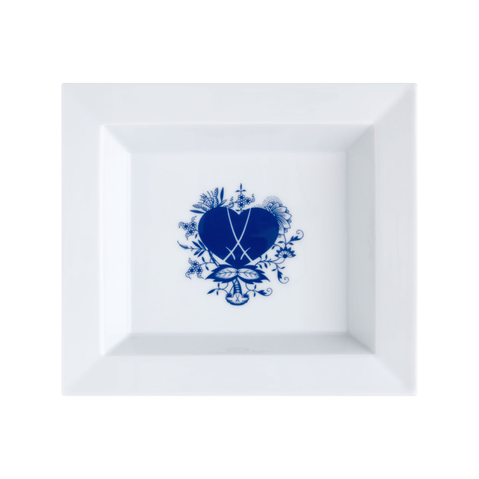 Meissen Blue Passion Vide-Poche groß 21x18,5cm