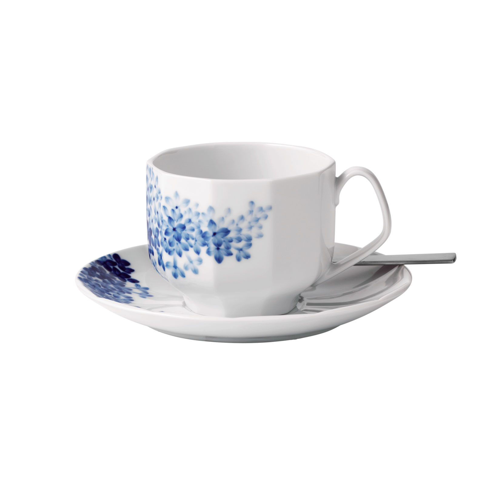 Royal Copenhagen Blomst Kaffeetasse mit Untertasse 0,22ltr. Flieder