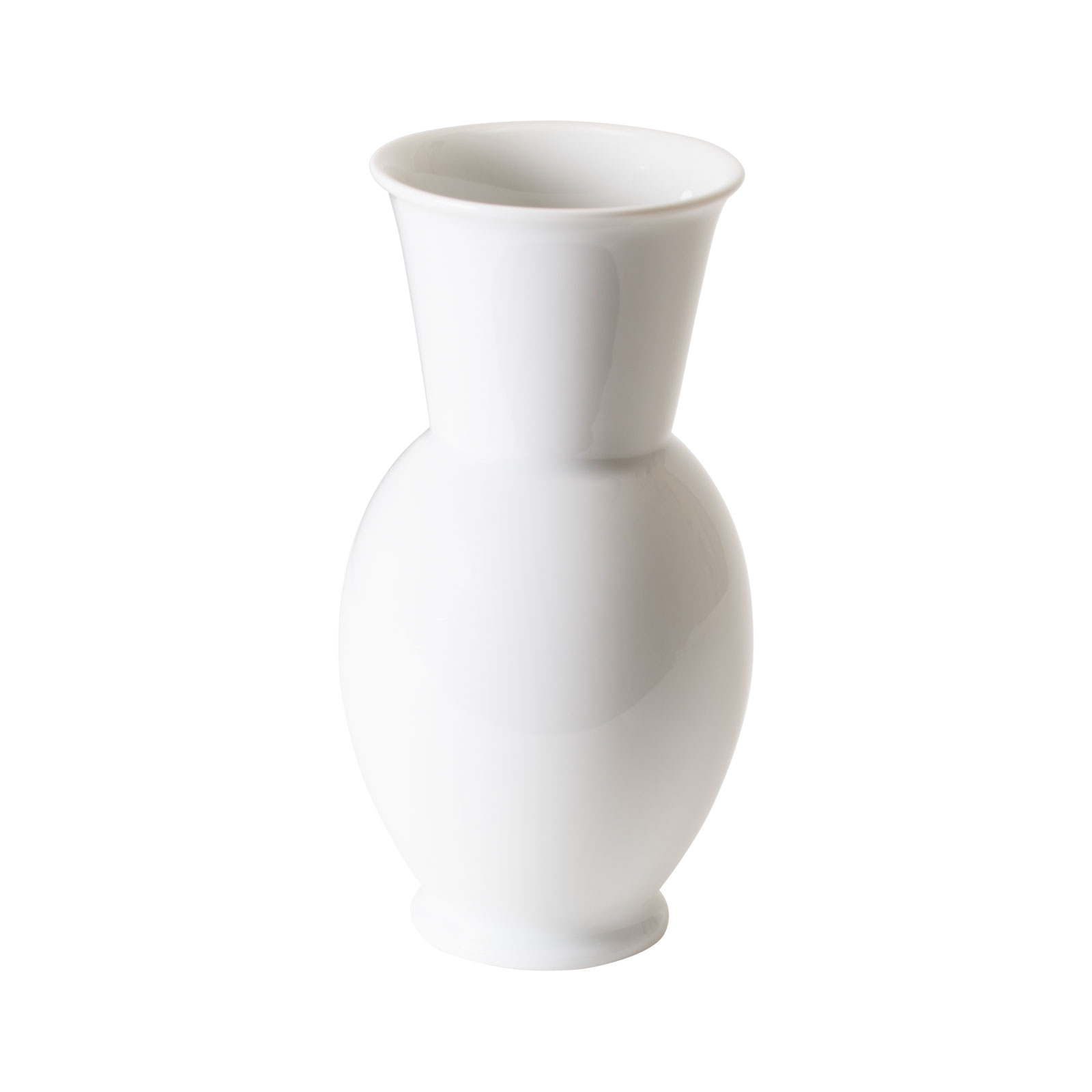 Fürstenberg Halle Bauhausvase 17cm weiß