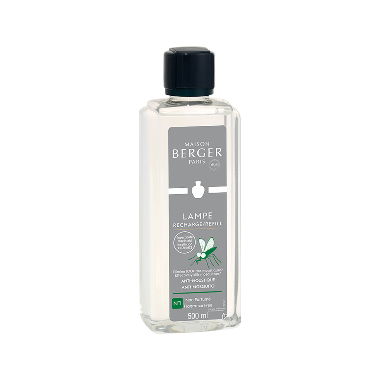 Maison Berger Parfum Anti-moustique non parfumé 0,50ltr.