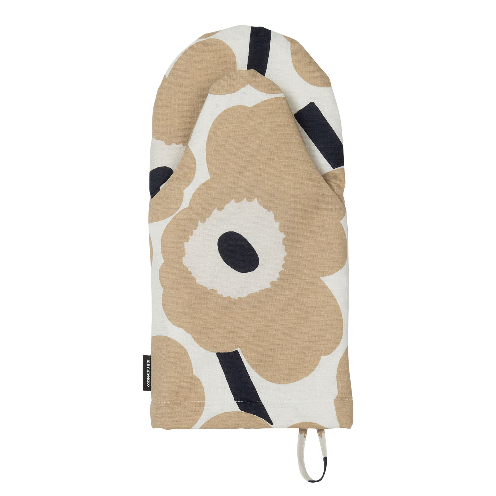 Marimekko Pieni / Unikko Topfhandschuh 15x31,5cm Blume creme