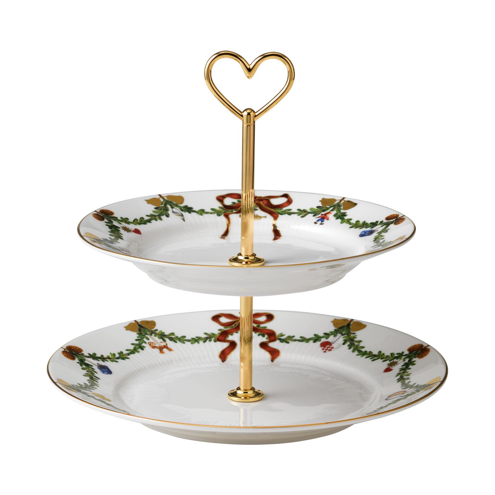 Royal Copenhagen Star Fluted Christmas Etagere