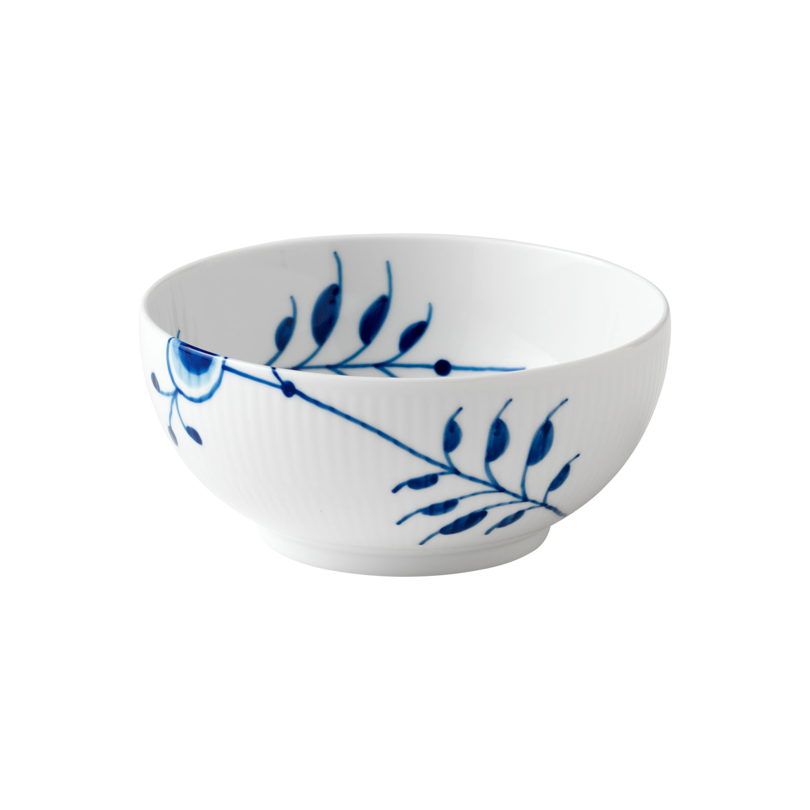 Royal Copenhagen Mega Blau Gerippt Schüssel 15cm 2381455