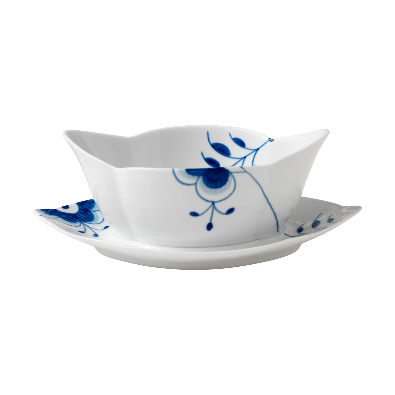 Royal Copenhagen Mega Blau Gerippt Sauciere 2381563