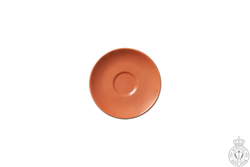 Dibbern Solid Color papaya Espresso-Untertasse Classico