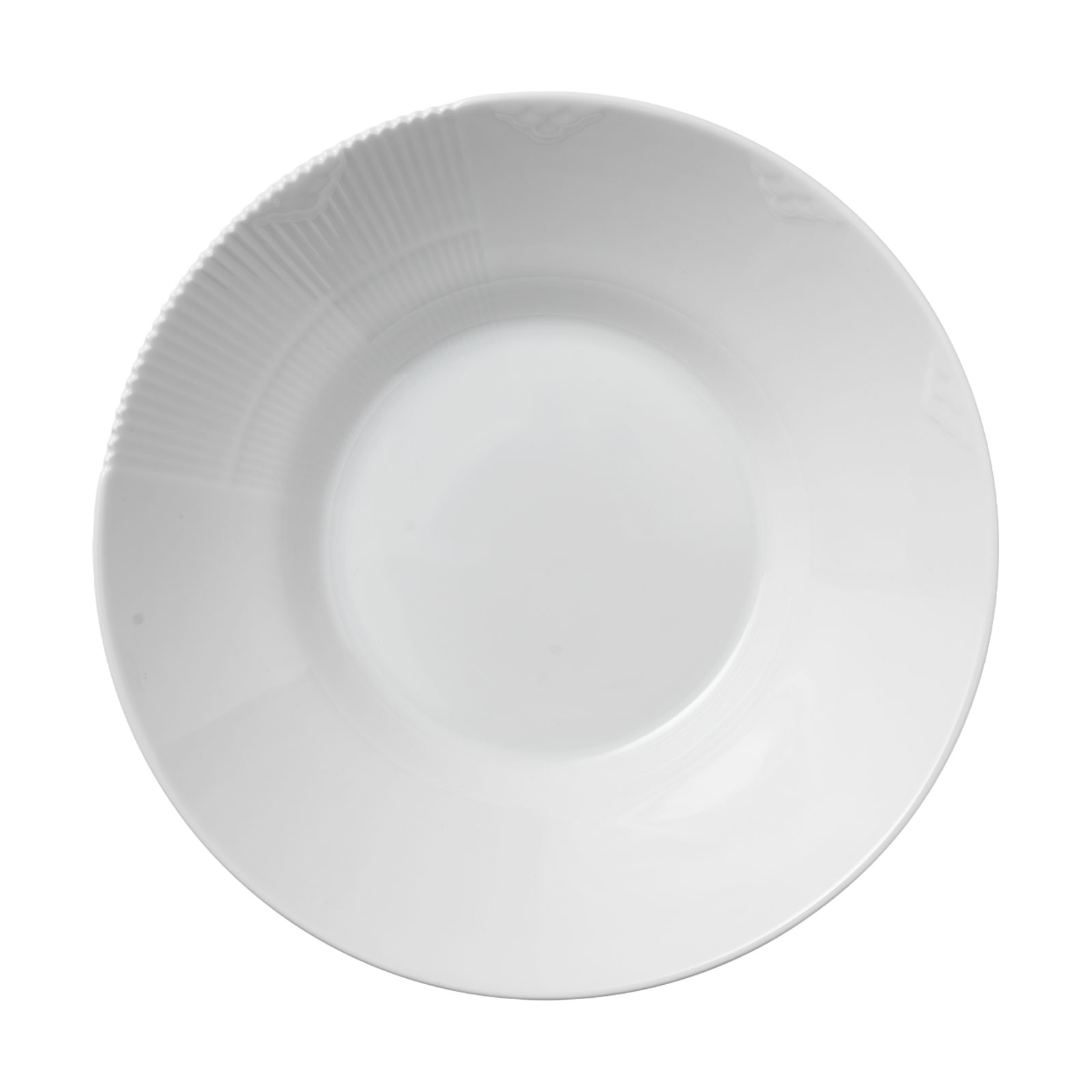 Royal Copenhagen Elements Weiß Suppenteller 25cm 2597604