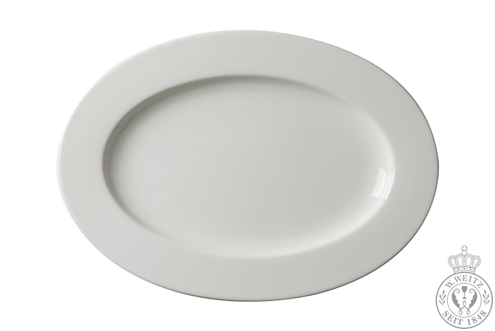 Dibbern Bone China weiß Classic Platte oval 34cm