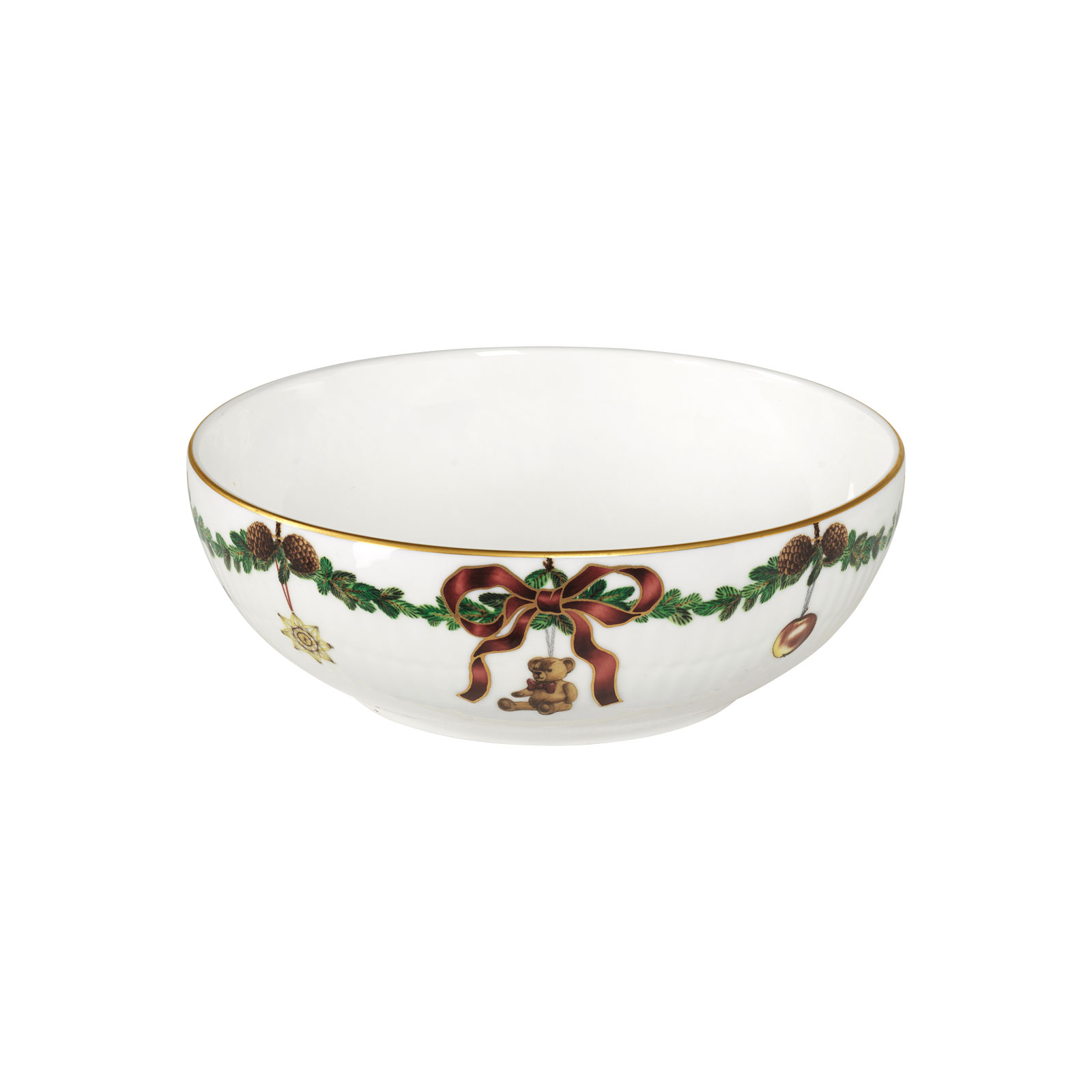 Royal Copenhagen Star Fluted Christmas Schale 14,5cm