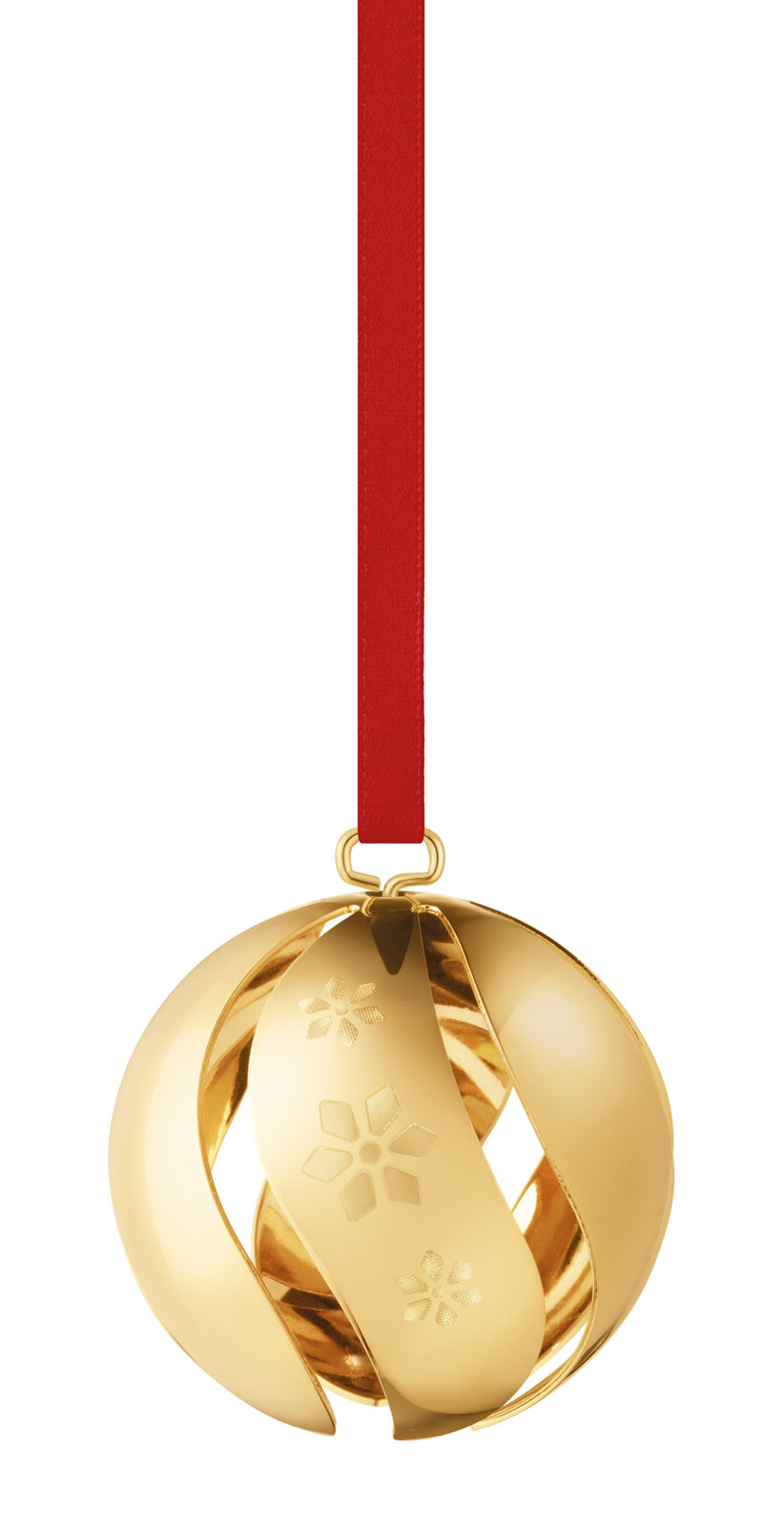 Georg Jensen 2024 Weihnachtsornament Kugel gold