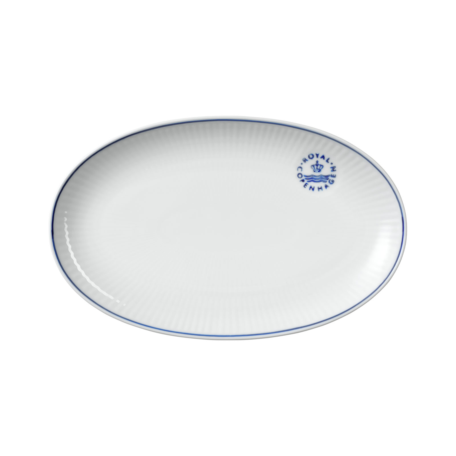 Royal Copenhagen Blueline Platte oval 23cm