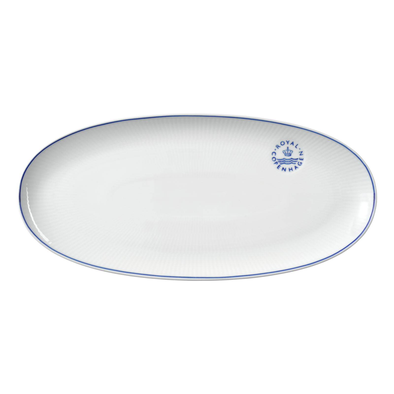 Royal Copenhagen Blueline Platte oval 37cm lang