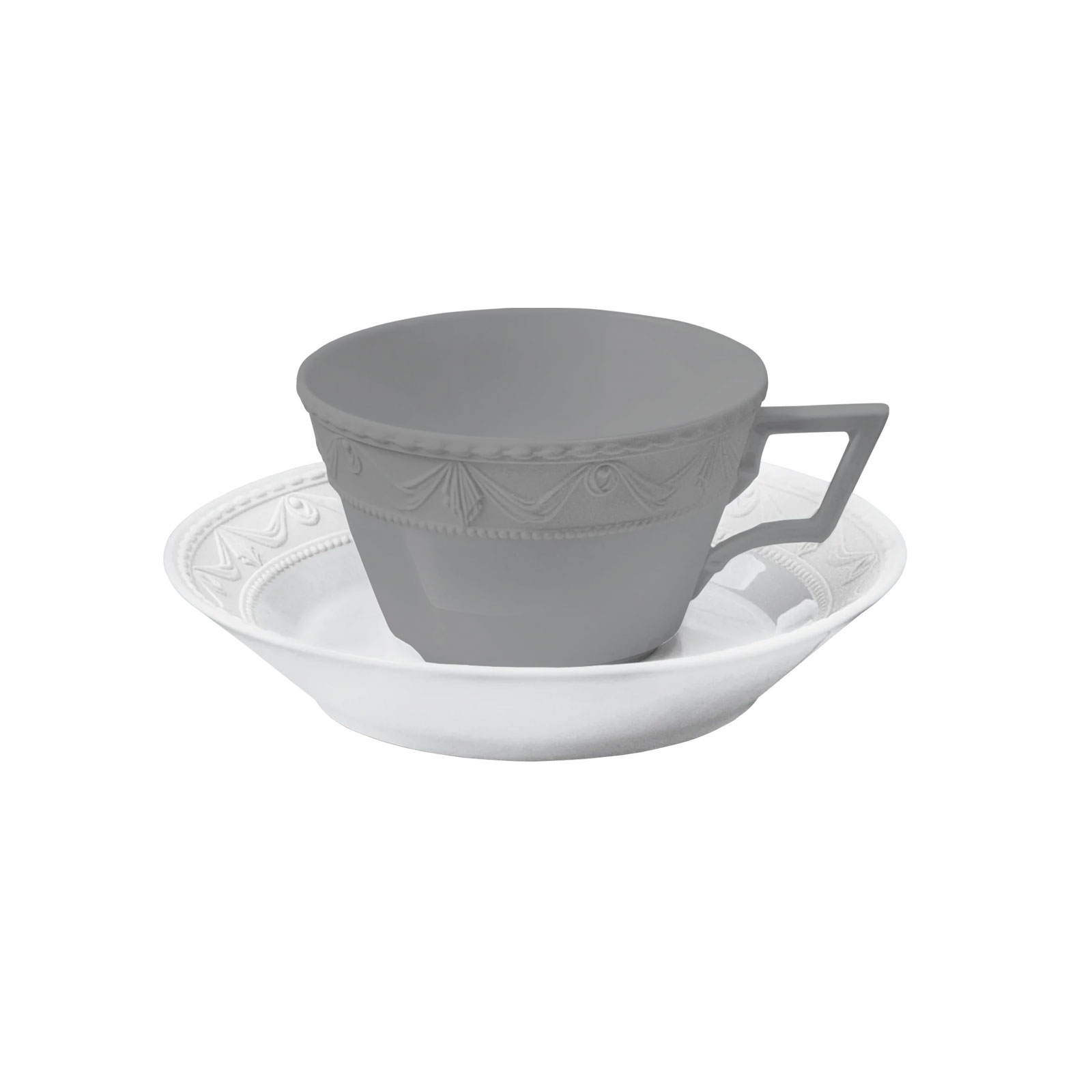 KPM -  Berlin Kurland Blanc Nouveau Kaffee-/Tee-Untertasse 14,5cm