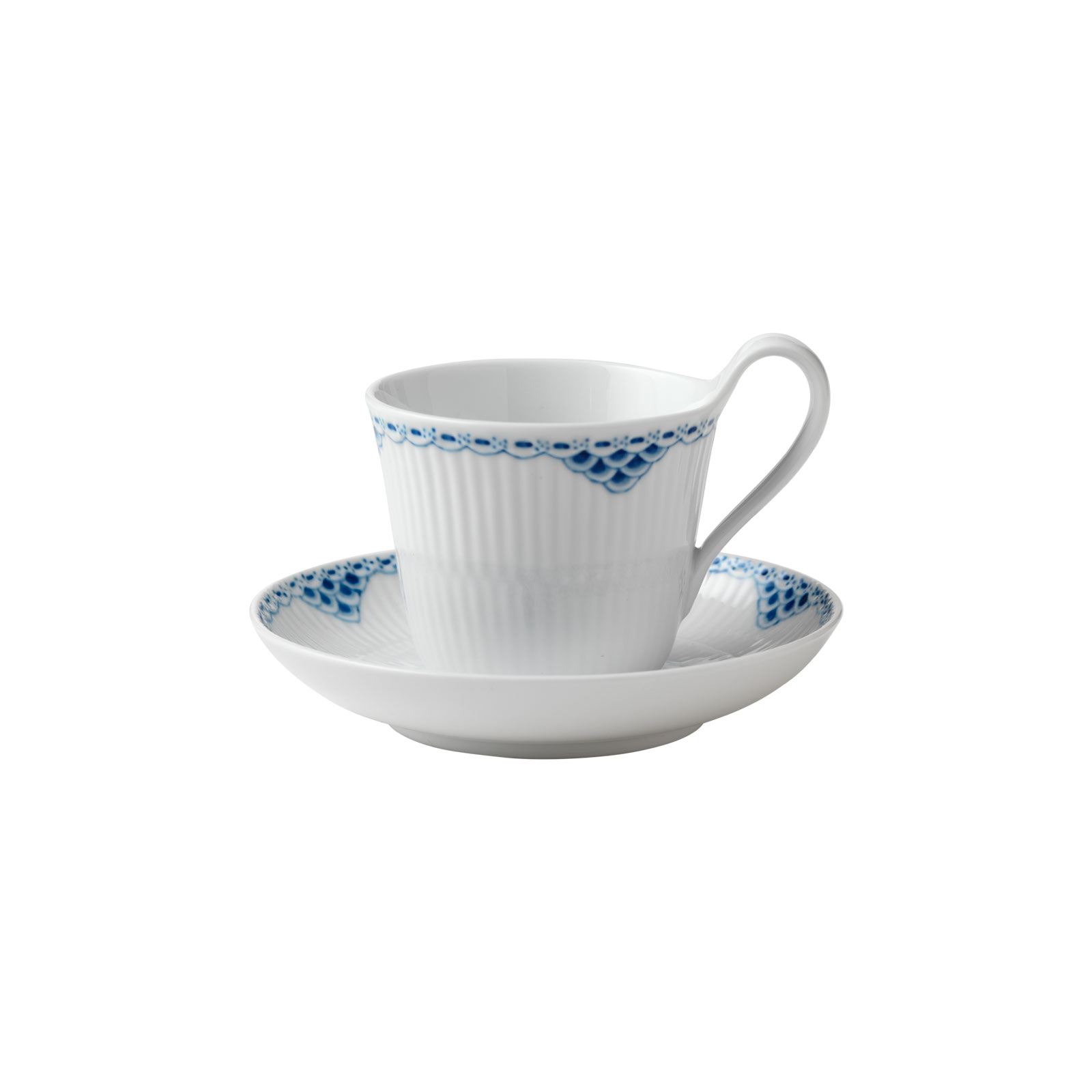 Royal Copenhagen Prinzess Kaffeetasse mit Untertasse 0,24ltr. 11040