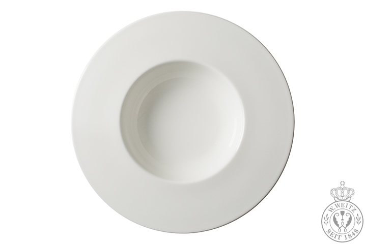 Dibbern Bone China weiß Pure Gourmetteller 26cm breiter