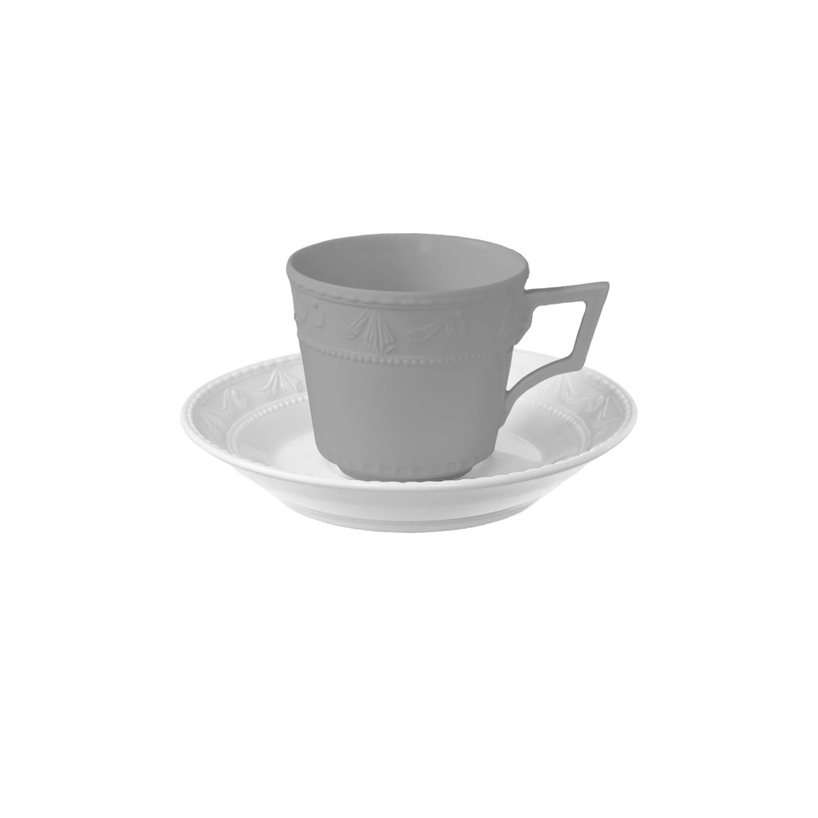 KPM -  Berlin Kurland Blanc Nouveau Espresso-Untertasse klein 11,3cm