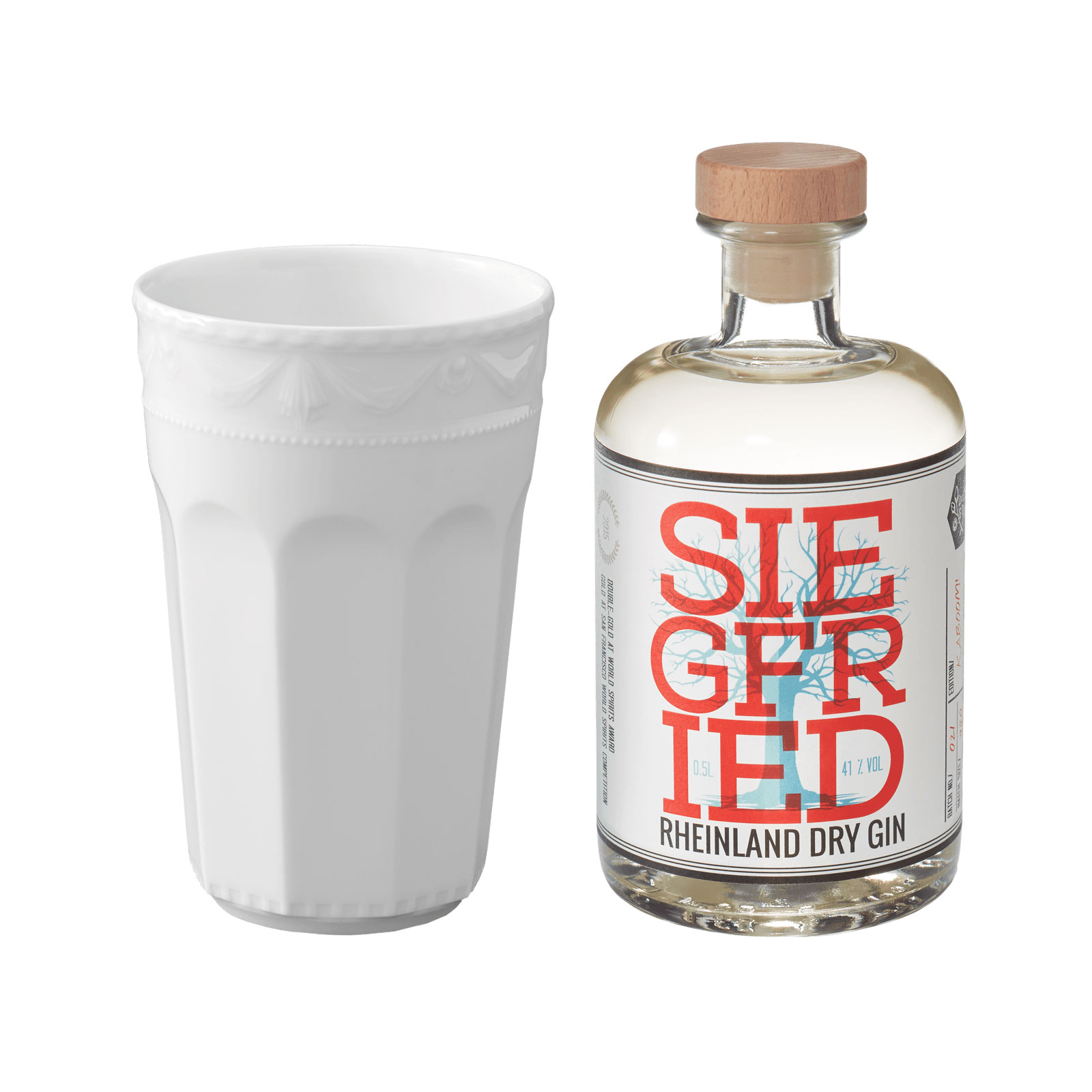 KPM -  Berlin Kurland weiß Siggi & Fritz Gin Set