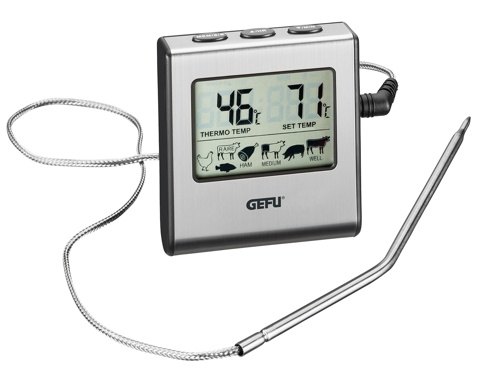 Gefu Bratenthermometer TEMPERE digital mit Timer