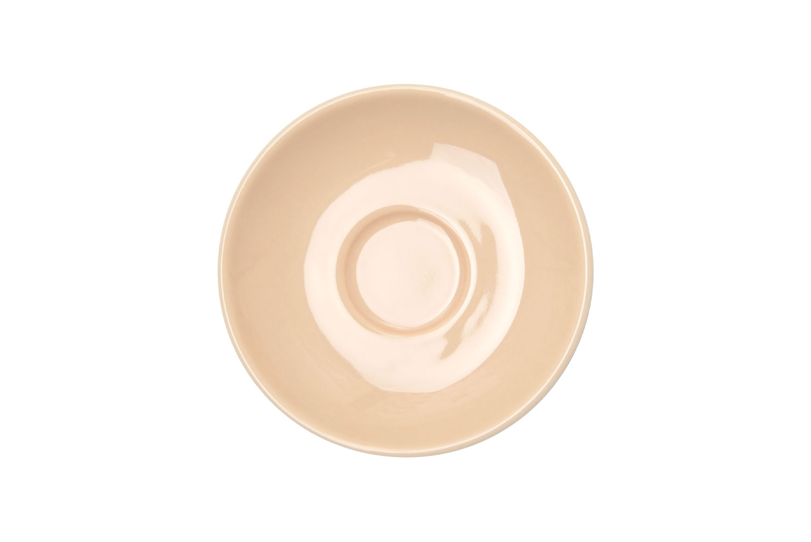 Dibbern Solid Color peach Espresso-Untertasse Classico