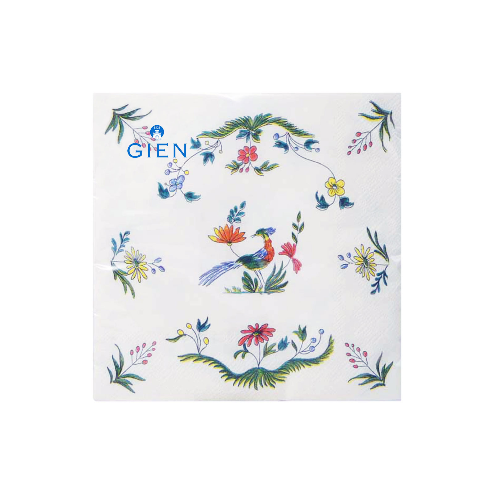 Gien Oiseaux de Paradis Papierservietten 33x33cm/20Stüc k