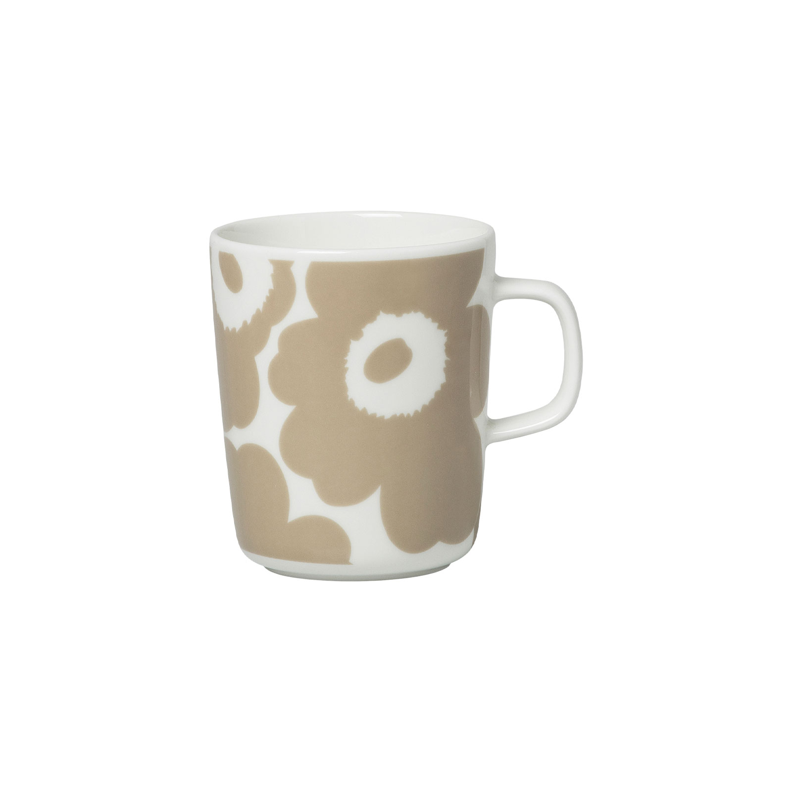 Marimekko Oiva / Unikko Becher 0,25 ltr. Blume creme