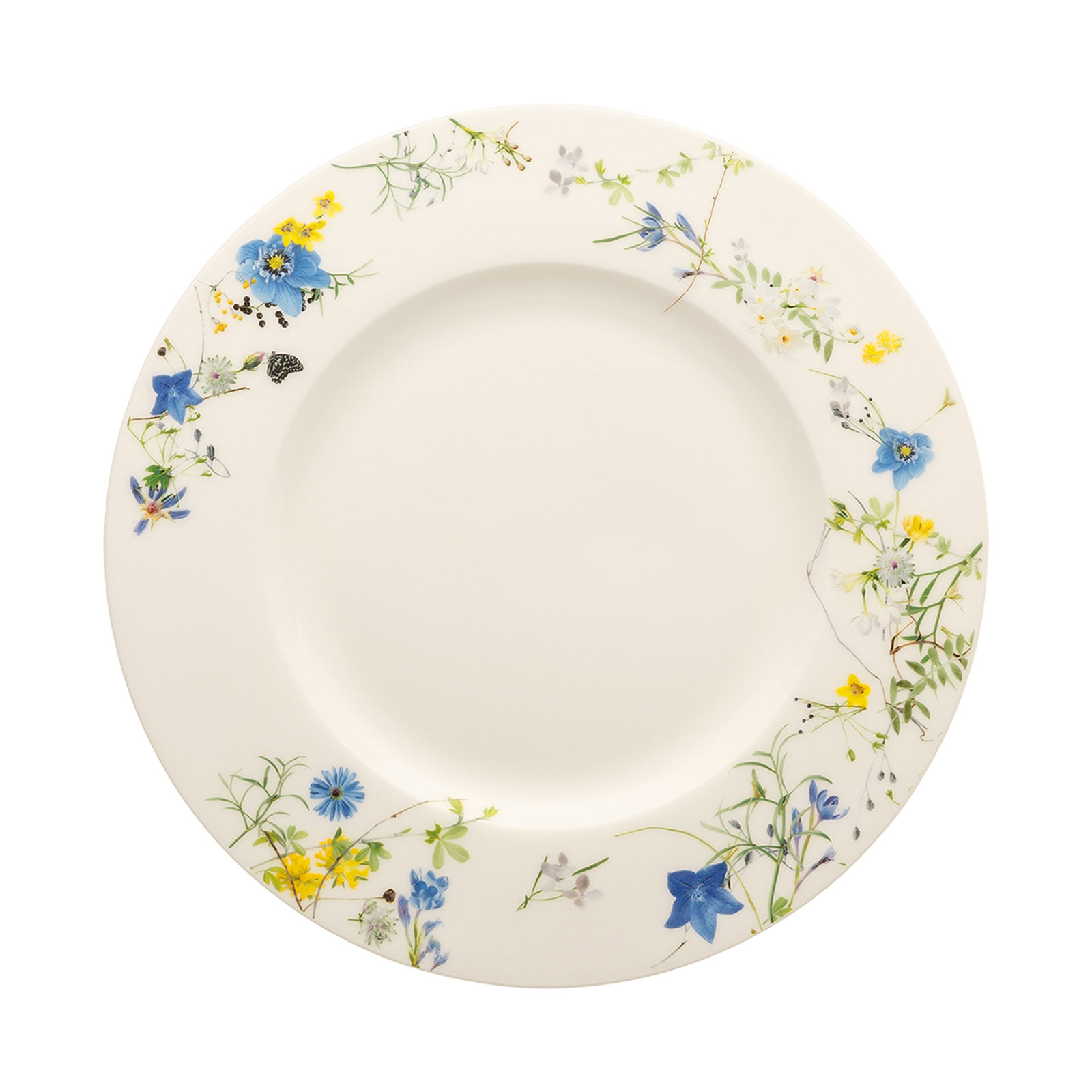 Rosenthal Fleurs des Alpes Frühstücksteller 23cm Fahne